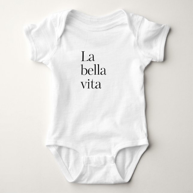 La bella vita t shirt (Framsida)