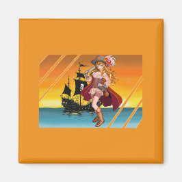 La belle corsaire en couleurs. magnet
