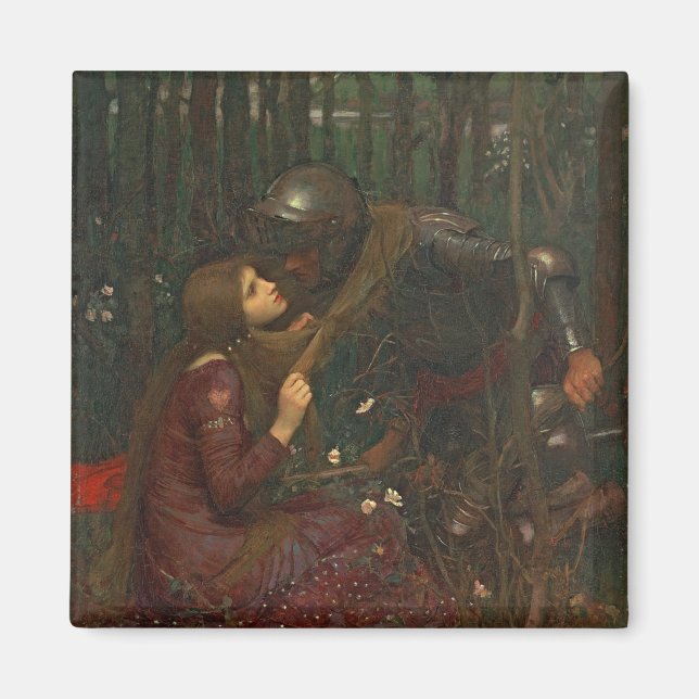 La Belle Dame Sans Merci, 1893 (olja på arbetsyta) Magnet (Framsidan)
