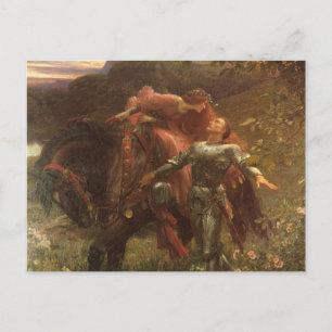 La Belle Dame sans Merci av Frank Dicksee Bröllop Meddelande Vykort
