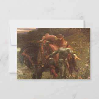 La Belle Dame sans Merci av Frank Dicksee Bröllop OSA Kort