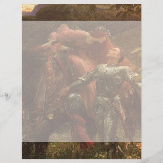 La Belle Dame sans Merci av Herr Frank Dicksee (Framsida)