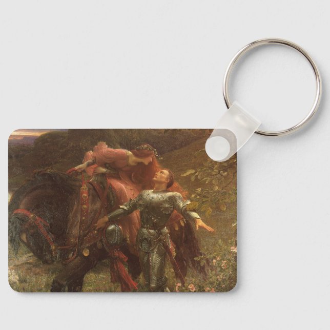 La Belle Dame sans Merci av Herr Frank Dicksee Nyckelring (Framsida)