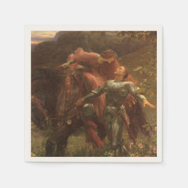 La Belle Dame sans Merci av Sir Frank Dicksee Pappersservett