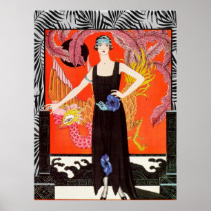 La Belle Dame Sans Merci - G Barbier Poster