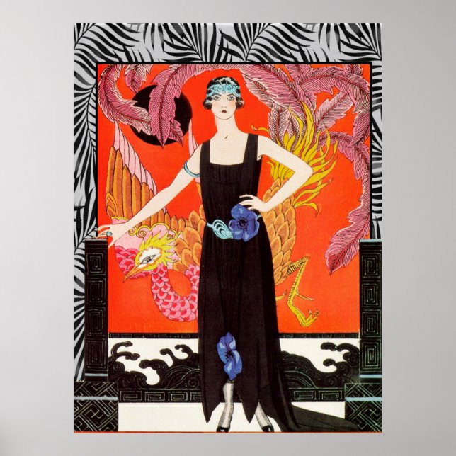 La Belle Dame Sans Merci - G Barbier Poster (Framsidan)