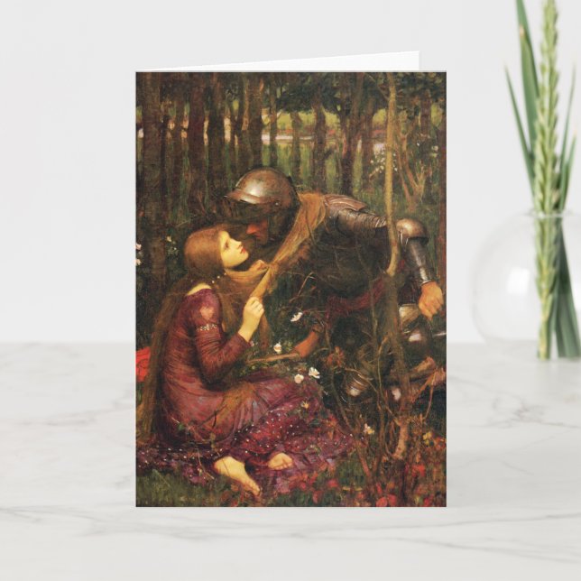 La Belle Dame sans Merci - John William Waterhouse Kort (Framsida)