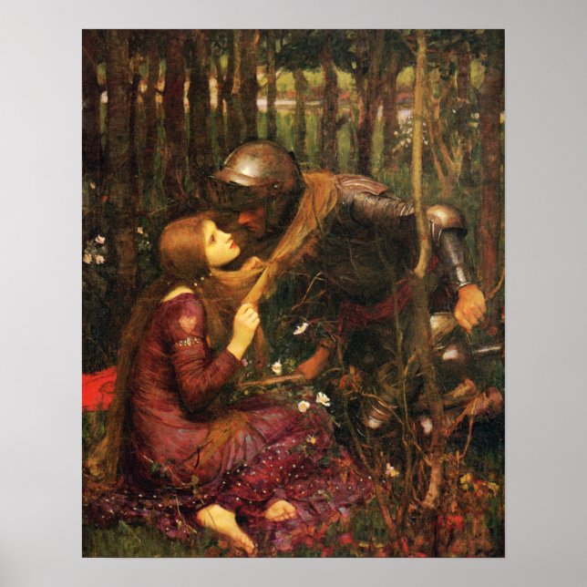 La Belle Dame sans Merci - John William Waterhouse Poster (Framsidan)