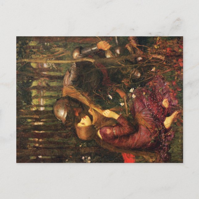 La Belle Dame sans Merci - John William Waterhouse Vykort (Framsida)