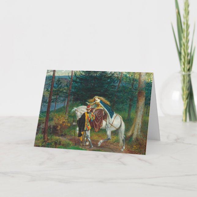 La Belle Dame Sans Merci | Walter Crane Kort (Framsida)