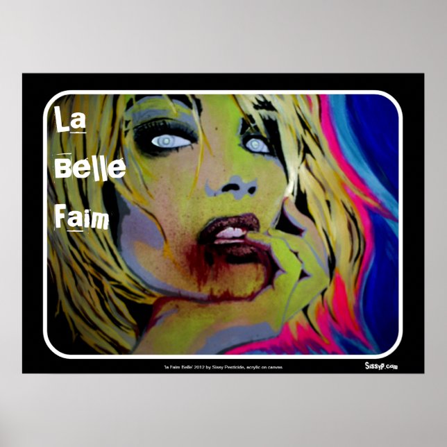 "La Belle Faim" Poster Zombie (Framsidan)