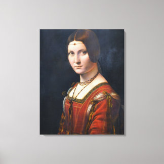 La Belle Ferronniere Canvastryck