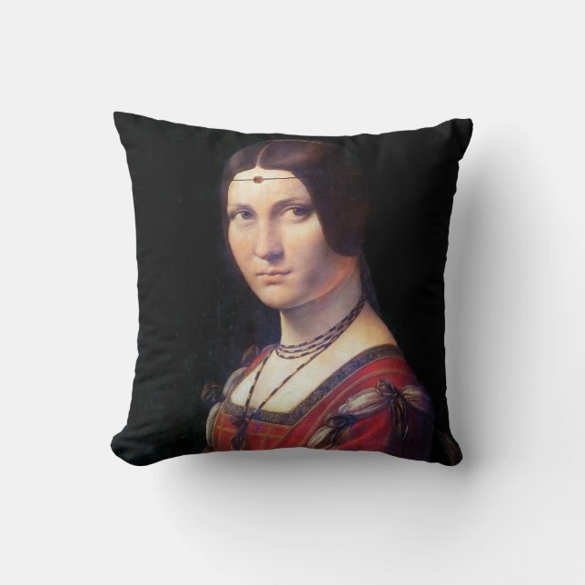 La Belle Ferronniere, Leonardo da Vinci Kudde (Framsida)