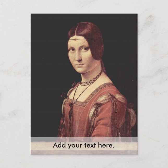 La belle ferronnière vykort (Framsida)