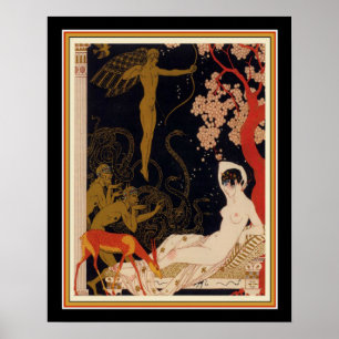 " La Belle Helene" 1922 Art Deco 16 x 20 Poster