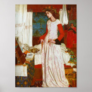 La Belle Iseult Queen Guenevere, William Morris Poster