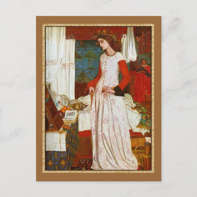 La Belle Iseult ~ William Morris Vykort (Framsida)