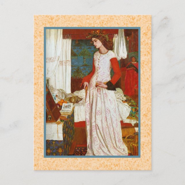La Belle Iseult ~ William Morris Vykort (Framsida)