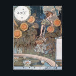 La Belle Jardiniere - augusti - Eugène Grasset Vykort<br><div class="desc">La Belle Jardiniere - augusti - Eugène Grasset art, art nouveau, modern konst, illustration konst, illustration, modern, grasset, la belle jardiniere august</div>