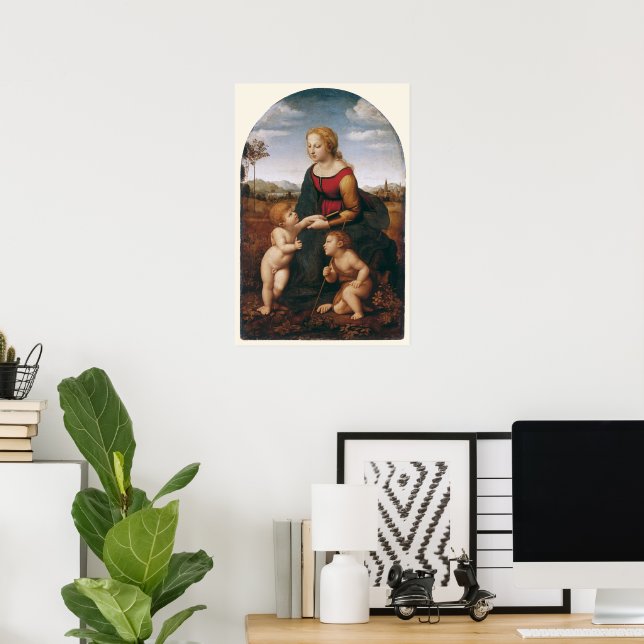 La Belle Jardinière av Rapahel Poster (Hemmakontoret)