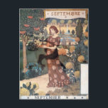 La Belle Jardiniere - Septembre - Eugène Grasset Vykort<br><div class="desc">La Belle Jardiniere - Septembre - Eugène Grasset art, illustration, tavla, september, septembre, art nouveau, modern konst, modern, illustrationsmålning, grasset, la belle jardiniere septembre</div>