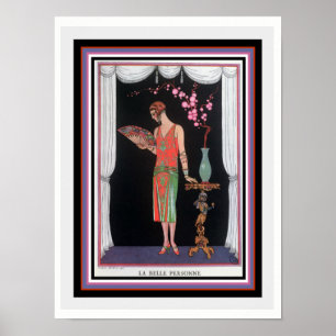 "La Belle Personne" Deco Print by Barbier 12 x 16 Poster