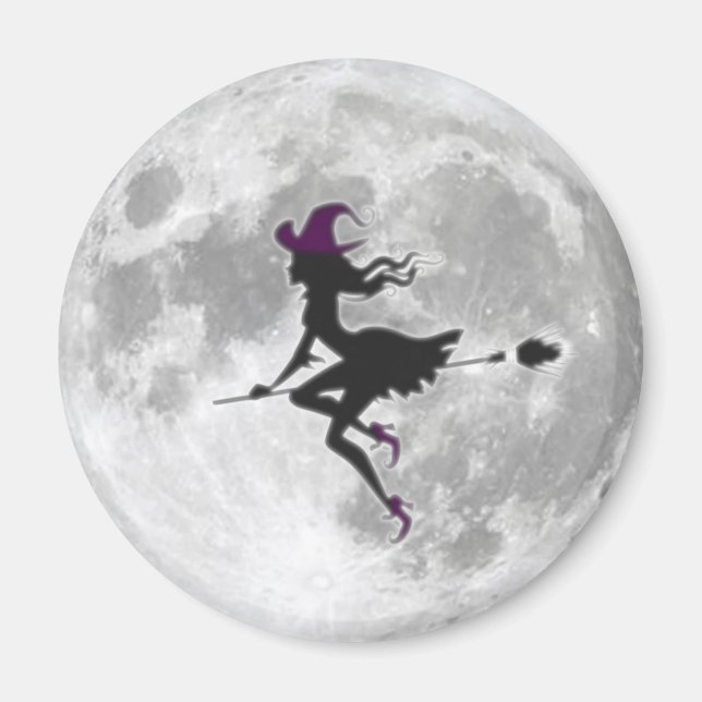 La belle sorcière devant la lune magnet (Framsidan)