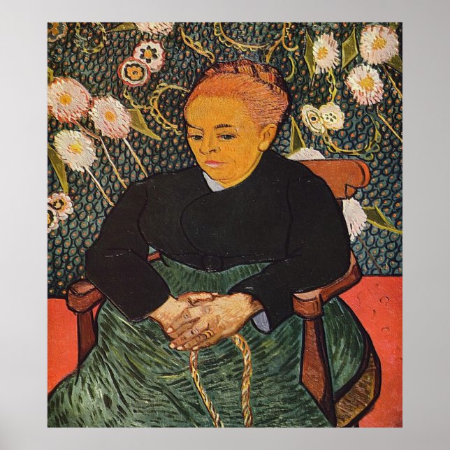 La Berceuse (Augustine Roulin) 1889 Poster (Framsidan)