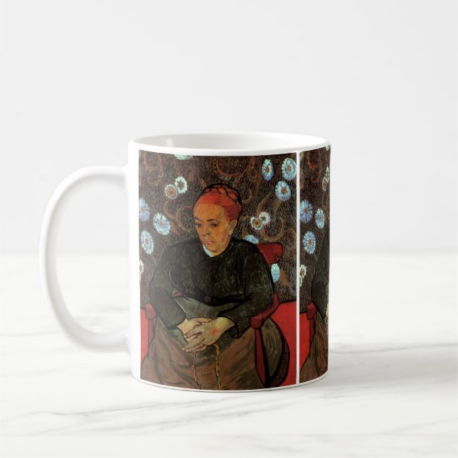 La Berceuse (Augustine Roulin) av Vincent van Gogh Kaffemugg (Vänster)