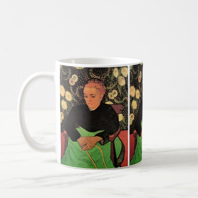 La Berceuse (Augustine Roulin) av Vincent van Gogh Kaffemugg (Vänster)