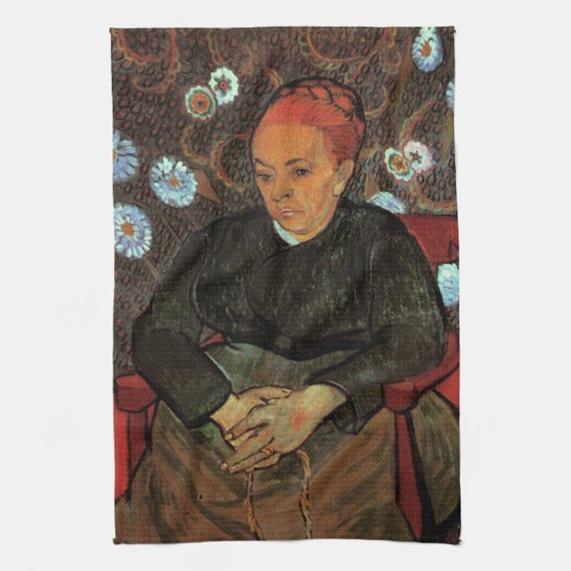 La Berceuse (Augustine Roulin) av Vincent van Gogh Kökshandduk (Vertikal)
