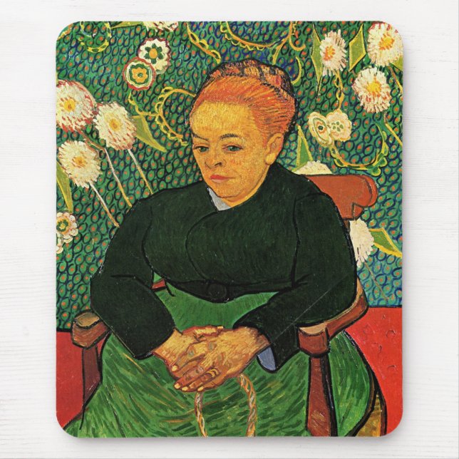 La Berceuse (Augustine Roulin) av Vincent van Gogh Musmatta (Framsidan)