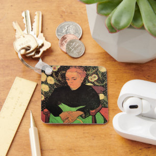 La Berceuse (Augustine Roulin) av Vincent van Gogh Nyckelring