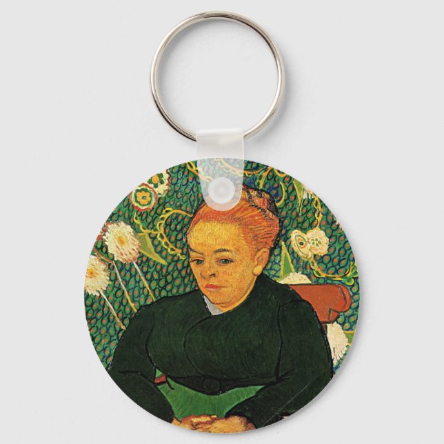 La Berceuse (Augustine Roulin) av Vincent van Gogh Nyckelring (Framsida)