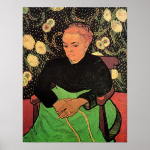 La Berceuse (Augustine Roulin) av Vincent van Gogh Poster