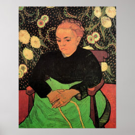 La Berceuse (Augustine Roulin) av Vincent van Gogh Poster