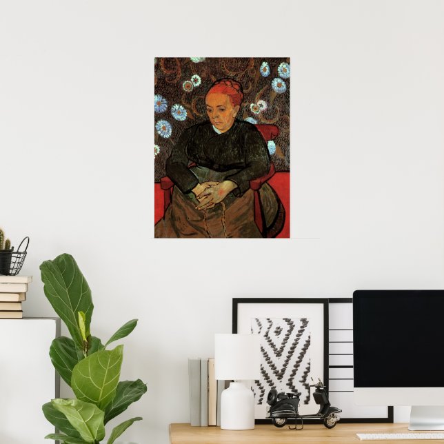 La Berceuse (Augustine Roulin) av Vincent van Gogh Poster (Hemmakontoret)