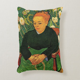 La Berceuse (Augustine Roulin) av Vincent van Gogh Prydnadskudde