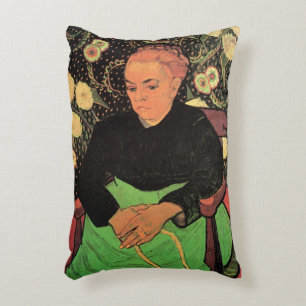 La Berceuse (Augustine Roulin) av Vincent van Gogh Prydnadskudde