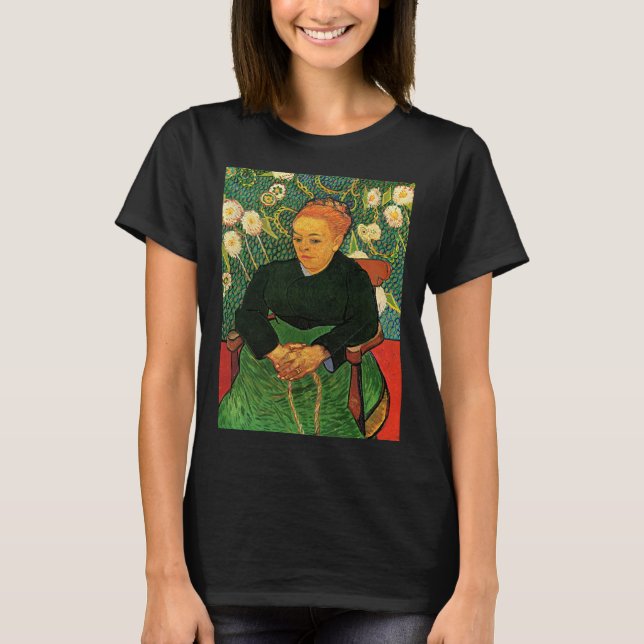 La Berceuse (Augustine Roulin) av Vincent van Gogh T Shirt (Framsida)