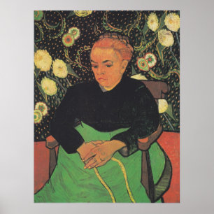 La Berceuse (Augustine Roulin) vid Vincent Van Poster