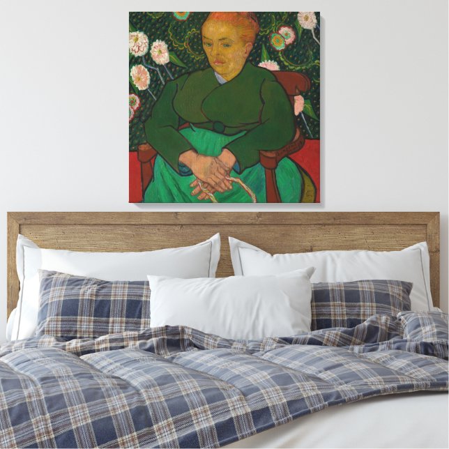 La Berceuse (Woman Rocking a Cradle- Augustine-Ali Canvastryck (Insitu (sovrum))