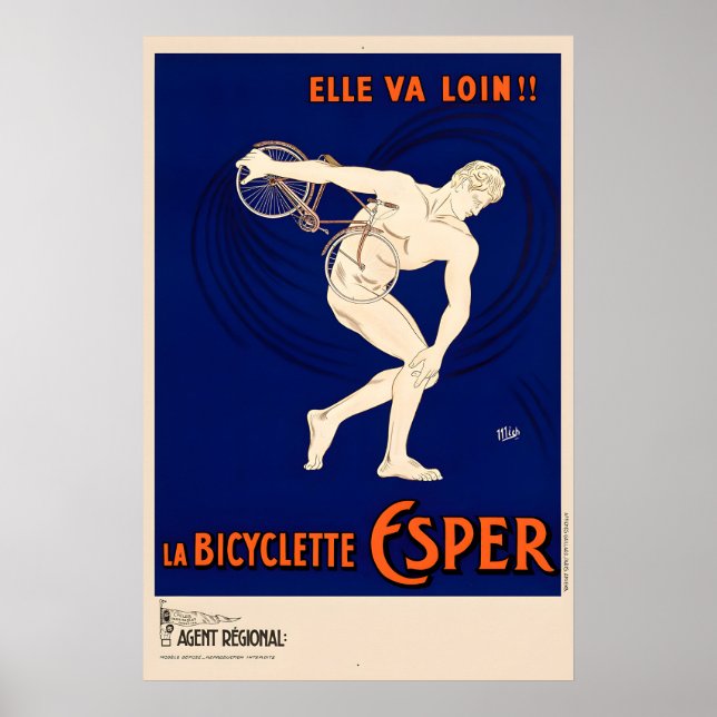La Bicyclette Esper Affisch (Framsidan)