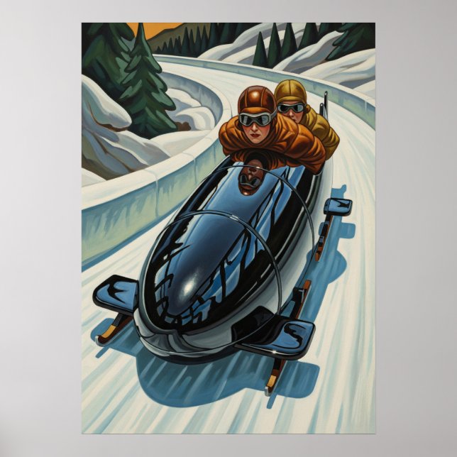 LA BOBEUSE (Bobsledder) Poster (Framsidan)