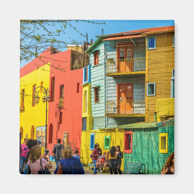 La Boca, Buenos Aires, Argentina Magnet (Framsidan)