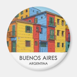 La Boca Buenos Aires Argentinas resa Magnet