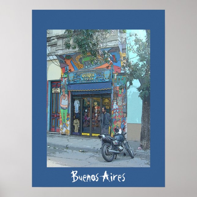 La Boca - Buenos Aires Poster (Framsidan)