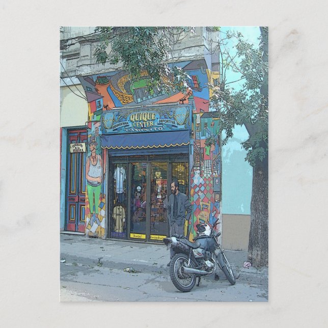 La Boca - Buenos Aires Vykort (Framsida)