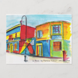 La Boca -by Patricia Vidour - ARGENTINA Vykort