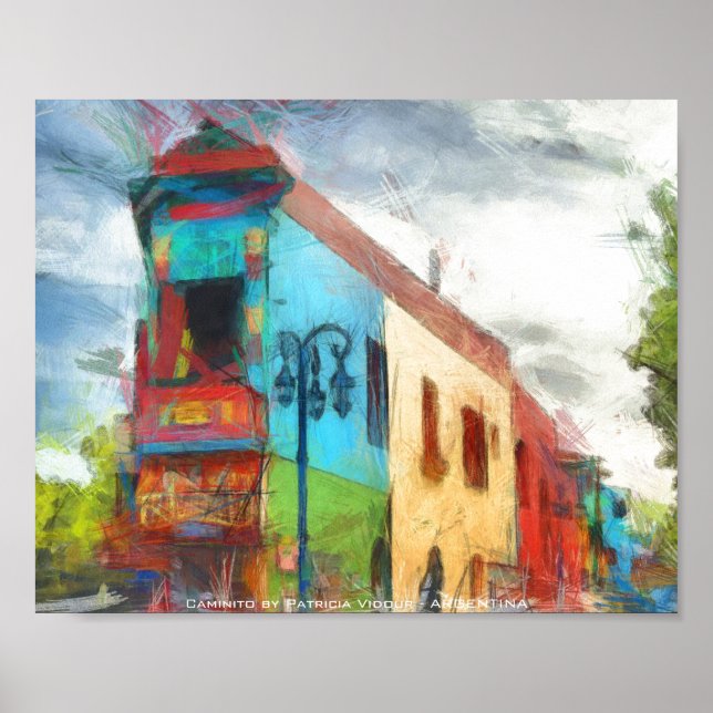 La Boca Caminito Poster (Framsidan)